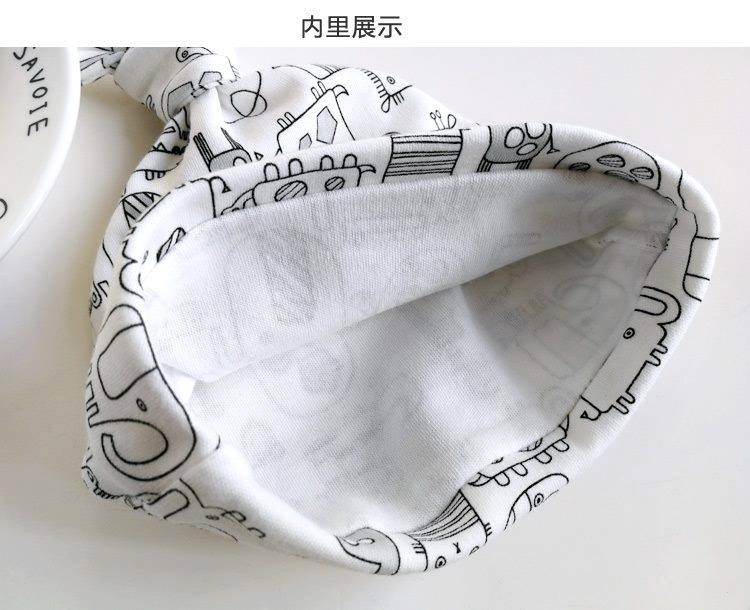 Set 3 Mũ Che Thóp Cho Trẻ Sơ Sinh 0-6 Tháng - Họa Tiết Bé Trai
