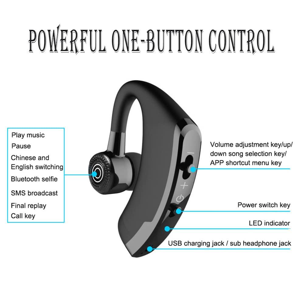 Tai nghe Bluetooth không dây trong Bộ tai nghe Bluetooth trên ô tô có Mic
