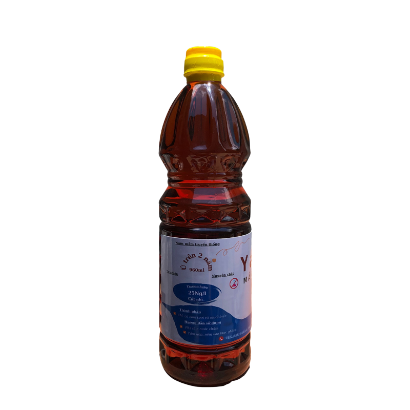 YaTrang mắm nhỉ cá cơm -cốt nhỉ, nguyên chất thượng hạng-chai nhựa 960ml-Gia Vị,