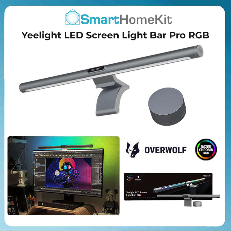 ĐÈN TREO MÀN HÌNH YEELIGHT YLTD003 - Bảo vệ mắt - Điều chỉnh màu RGB - Hỗ trợ Razer Chroma và OverWolf