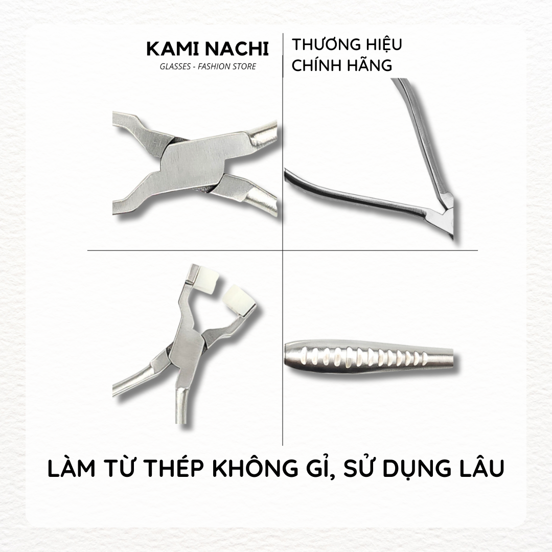 Kềm chữ U chuyên dụng dùng để uốn nắn chân kính KAMI NACHI