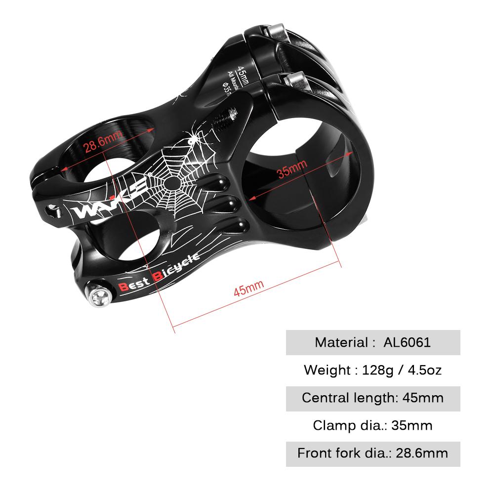 Tay lái hợp kim nhôm MTB cho Xe đạp leo núi Kẹp thân 31.8MM / 35MM