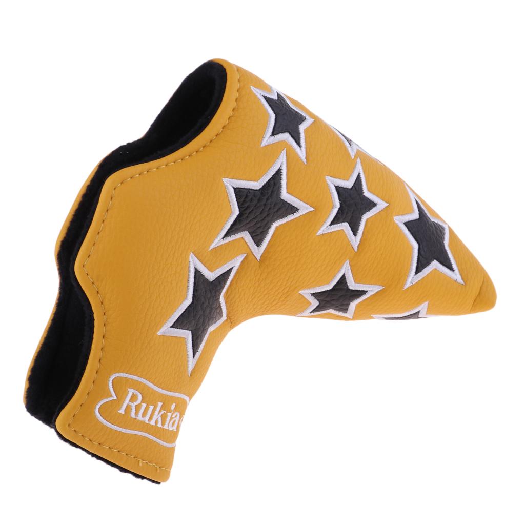 Golf Stars Design Golf Putter Club Head Cover Headcover for Scotty Cameron Odyssey Callaway Taylormade