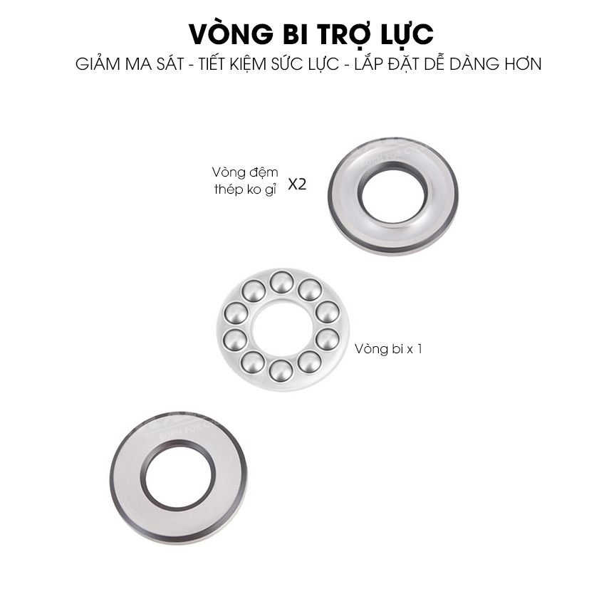 Dụng cụ tháo lắp bấm chén ép cổ xe đạp BB-2101, cho bát phốt, ép cốt trục giữa trục đạp CNC - Mai Lee