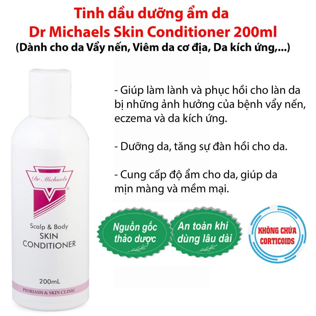 Bộ sản phẩm dành cho da Vẩy nến nhẹ Dr Michaels Soratinex lớn