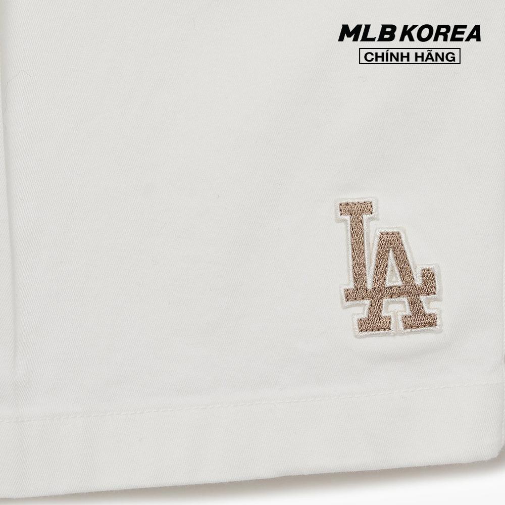 MLB - Quần shorts ngang gối nam Basic Medium Logo Bermuda 3LSMB0633-07WHS