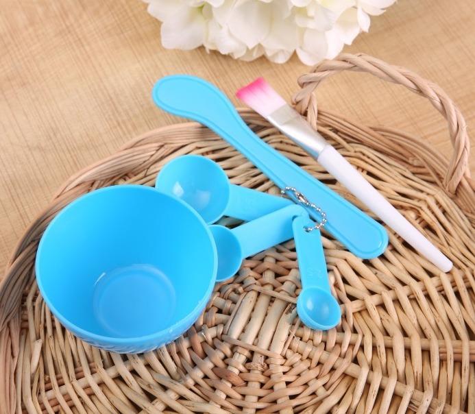 Combo 4 Món Dụng Cụ Trộn Mặt Nạ 4 In 1 Diy (Màu Ngẫu Nhiên) - Loại Tốt