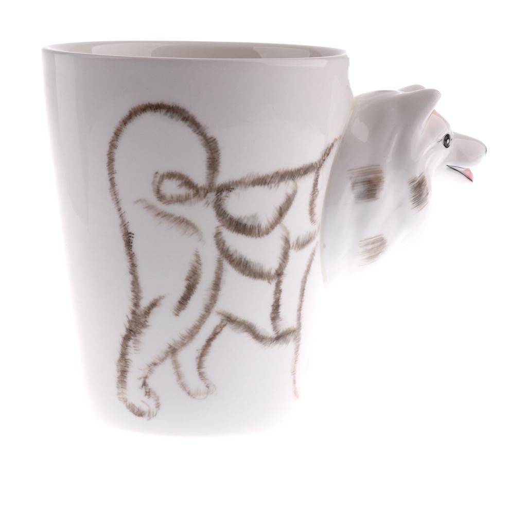 Creative 3D Hand-painted Ceramic Cup Coffee Milk Water Mug