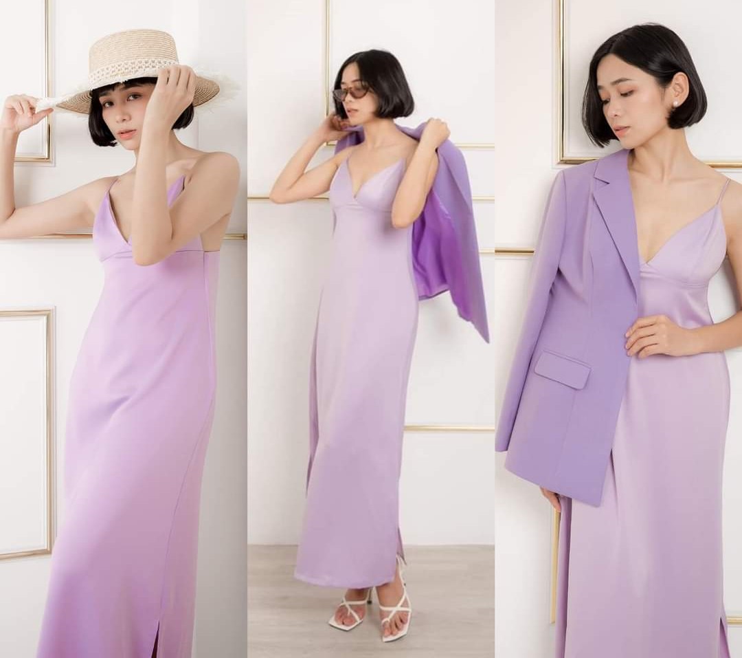 [HATU SLEEPWEAR] Váy ngủ lụa cao cấp dáng dài sang trọng,sexy-TẶNG KÈM QUẦN CHIP REN