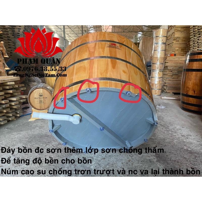Bồn tắm gỗ thông nhập khẩu, bồn tắm gỗ