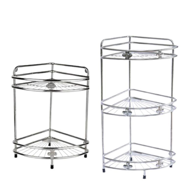 Kệ góc nhà tắm, kệ tam giác inox 2 tầng 3 tầng