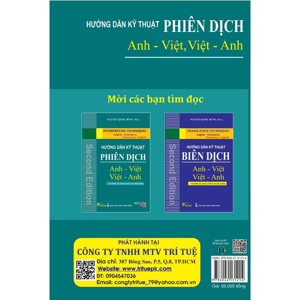 Hướng dẫn kỹ thuật Phiên dịch Anh - Việt Việt - Anh