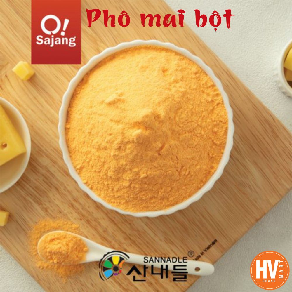 Bột gia vị Phô mai O!Sajang loại 250g - Dùng để lắc bánh gạo, lắc khoai lang, khoai tây