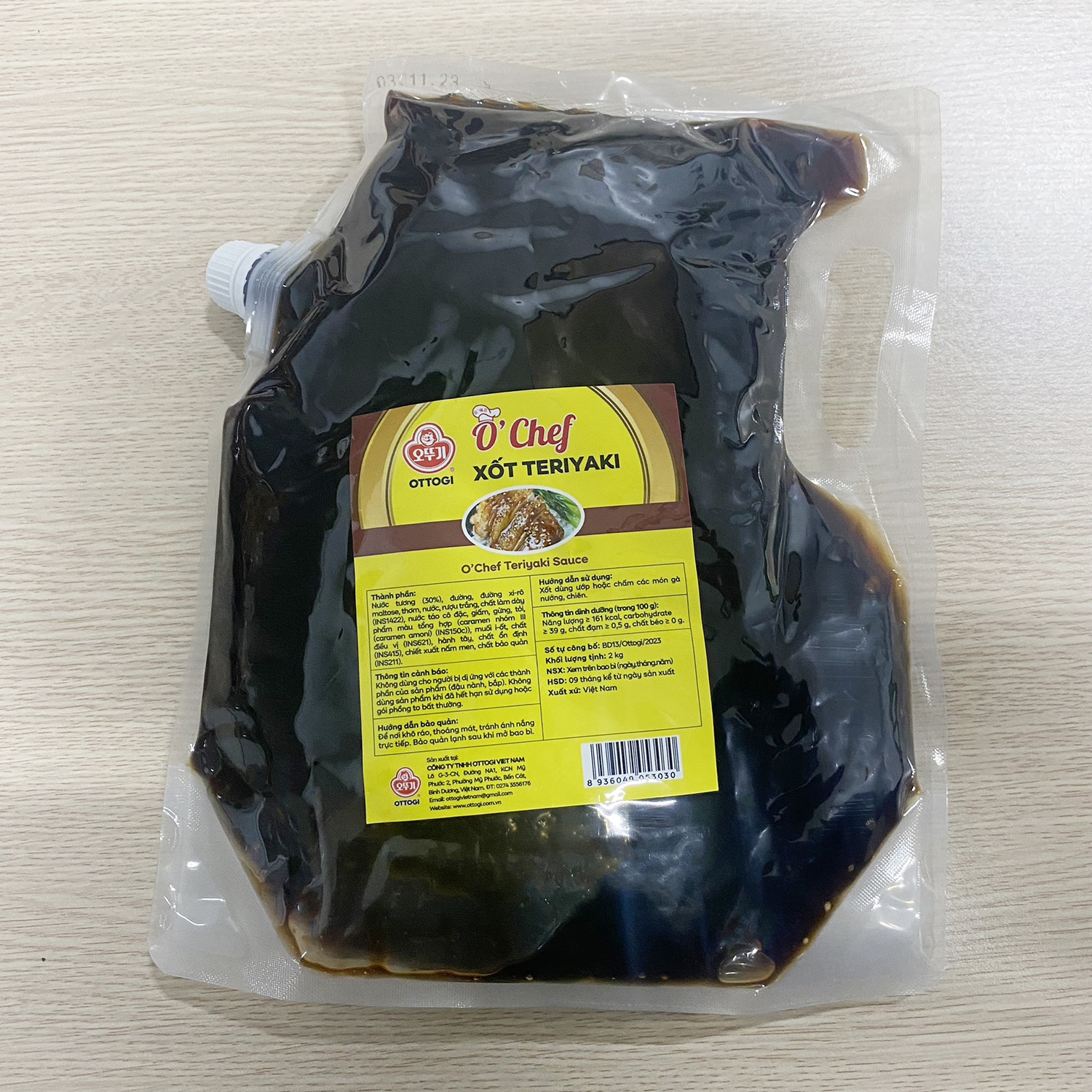 Xốt Teriyaki O'chef Ottogi 2kg