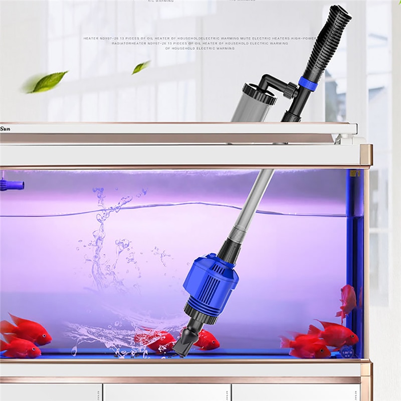 Máy lọc nước hồ cá, lọc cát sạch Fish tank electric water 220v HXS-02