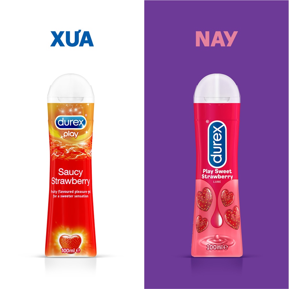 Gel bôi trơn Durex Gel Play Strawberry  - QuaTangMe Extaste