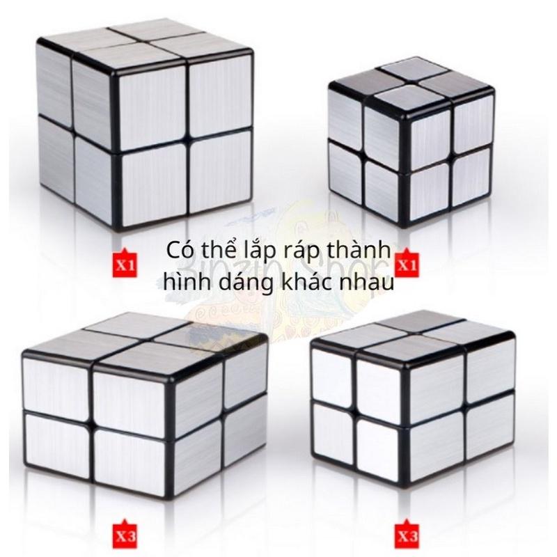 Rubik mirror 2x2, rubik biến thể mirror 2 tầng