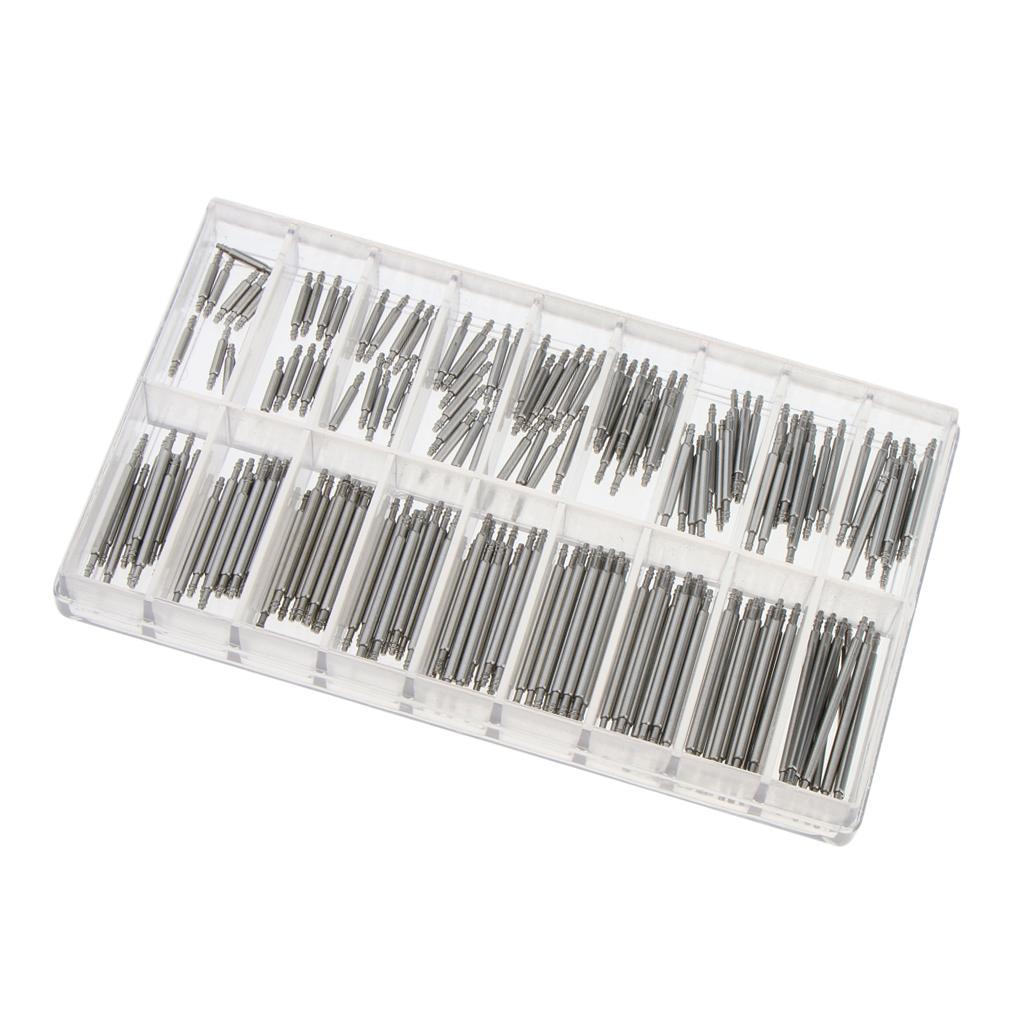 Professional 360pcs Watch Band Strap Stainless Steel Link Pins Spring Bars