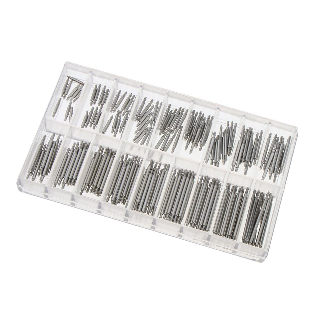 2X 180 Pieces Professional Stainless Steel Watch Spring Bar Strap Pins 1.5mm