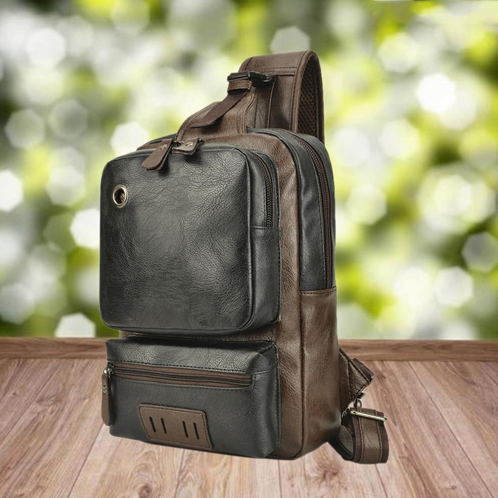 Men's Sling Bag Handbag Anti-Theft Shoulder Pack for Camping Outdoor Sports Travelling