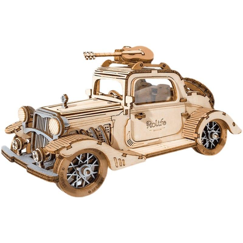 Đồ Chơi Lắp Ráp Bằng Gỗ 3D  Mô Hình 3D Xe Hơi Cổ Điển Vintage Car