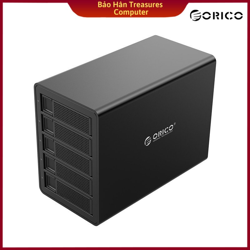 Hộp ổ cứng Orico 3559U3 3.5&quot; 5 khe cắm SATA 3 USB 3.0 Type B - Hàng Chính Hãng - Hàng Chính Hãng