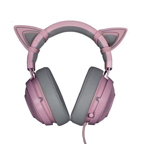 Tai mèo Kitty Ears For Razer Kraken – Quartz Edition (RC21-01140300-W3M1) -  Hàng chính hãng