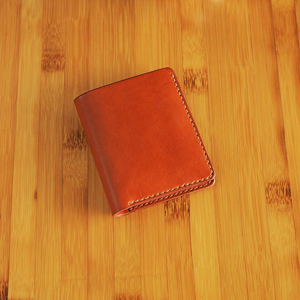 Ví đứng nữ thủ công - Da bò nhập khẩu - Đồ da Handmade DTV157