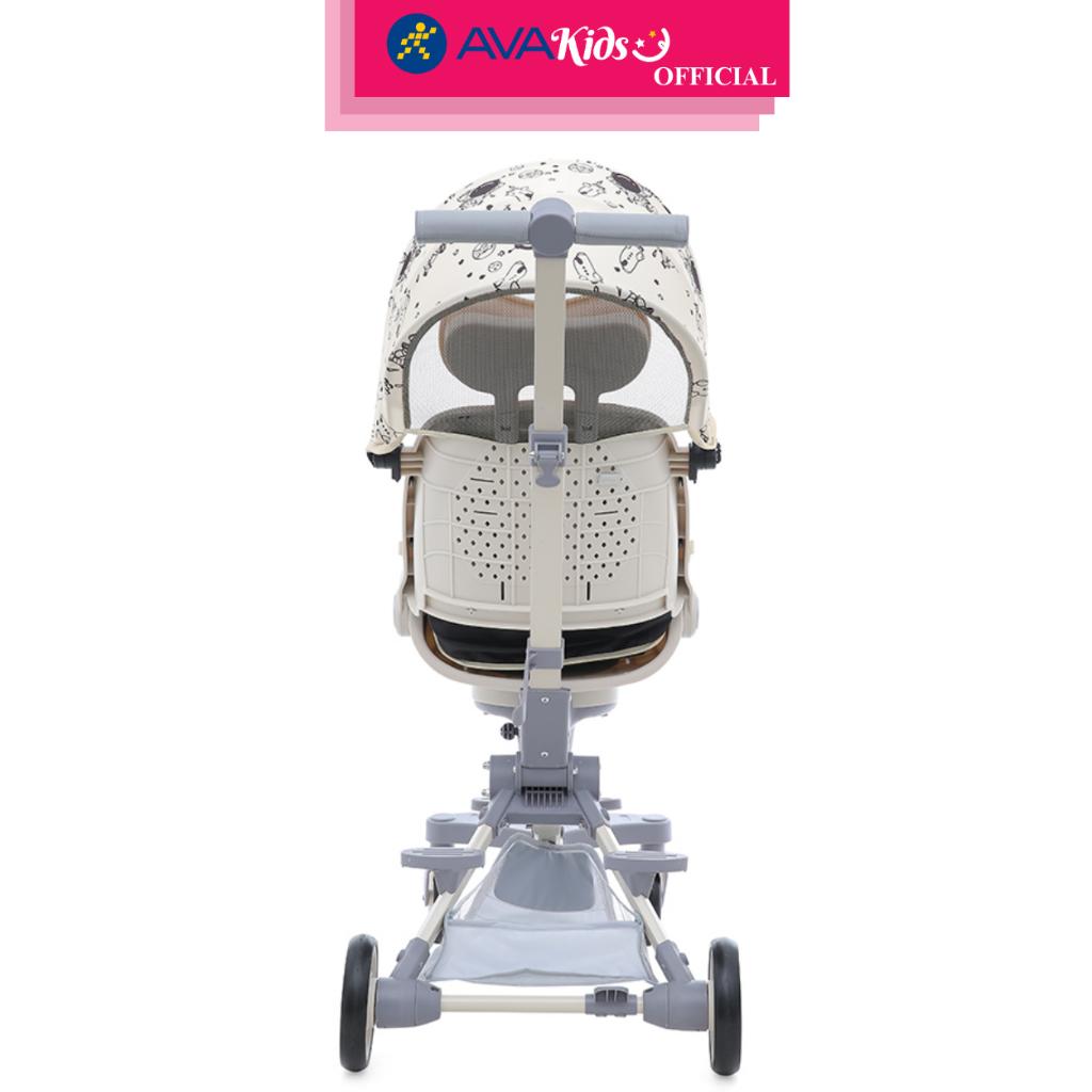 Xe đẩy 2 chiều gấp gọn Galena GA-ST02 (1 - 48 tháng) - Màu trắng kem