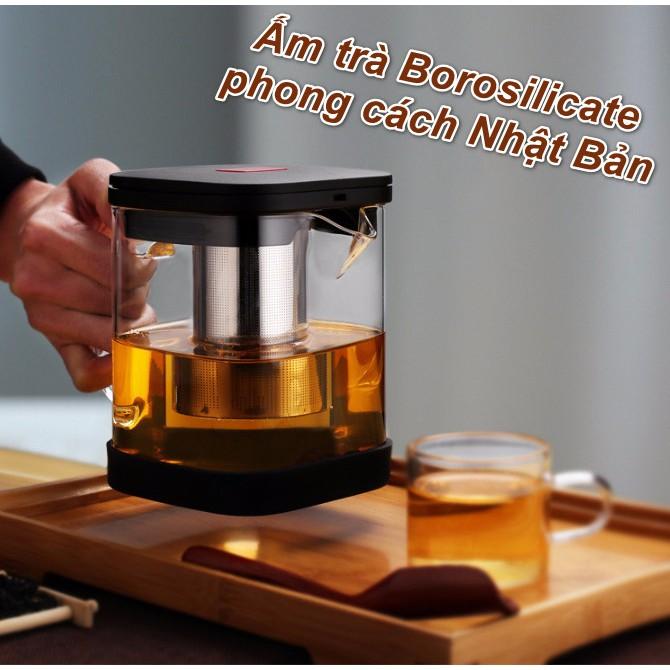 Bình trà Borosilicate phong cách Nhật Bản
