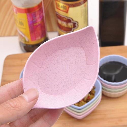 Chén Bát Đựng Gia Vị Hình Chiếc Lá Dĩa Đựng Nước Chấm Dễ Thương H127