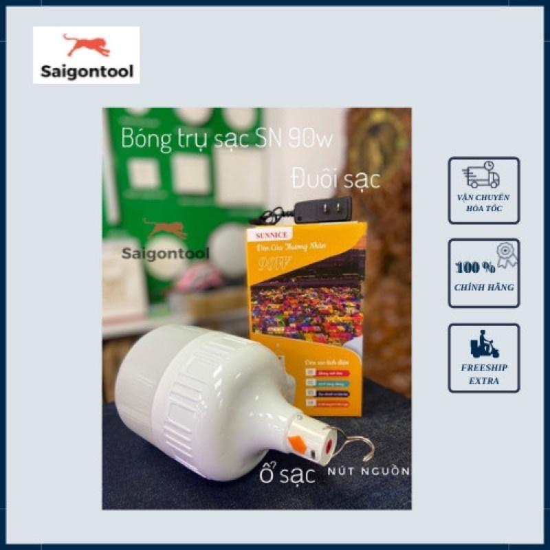 Bóng đèn Led Sạc Trụ Sunnice 30w 60w 90w 100w ánh sáng trắng - dễ sử dụng, tiện lợi, hiệu suất phát sáng cao, an toàn