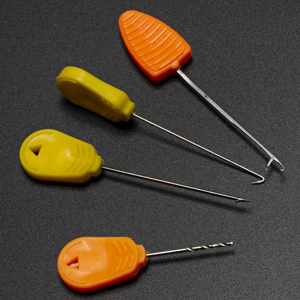 1 Set Multifunctional Stainless Steel Fishing Bait Needles Scissors Anti Slip Hook Knot Puller Baiting Rigging Tools