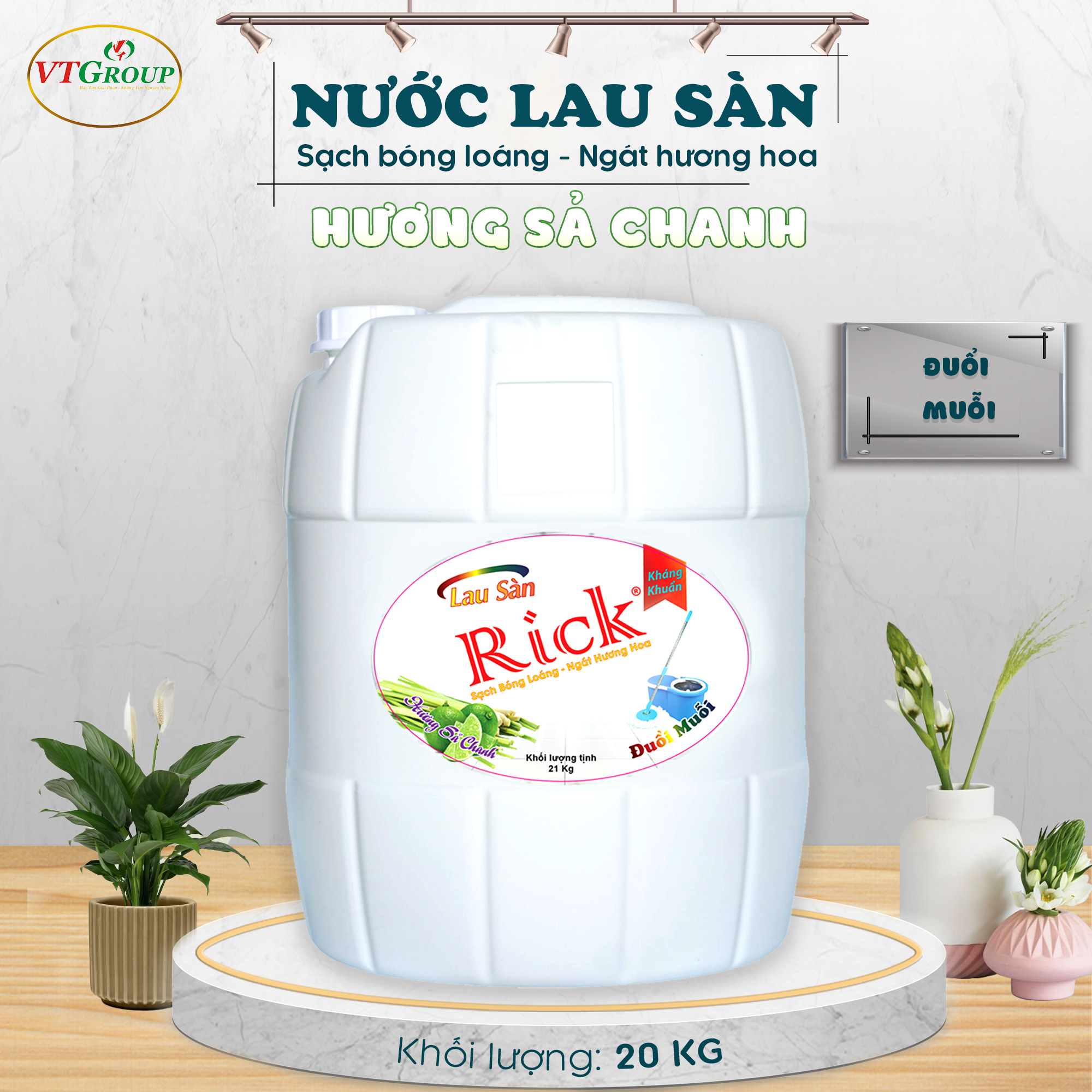 Nước lau sàn Rick 20kg