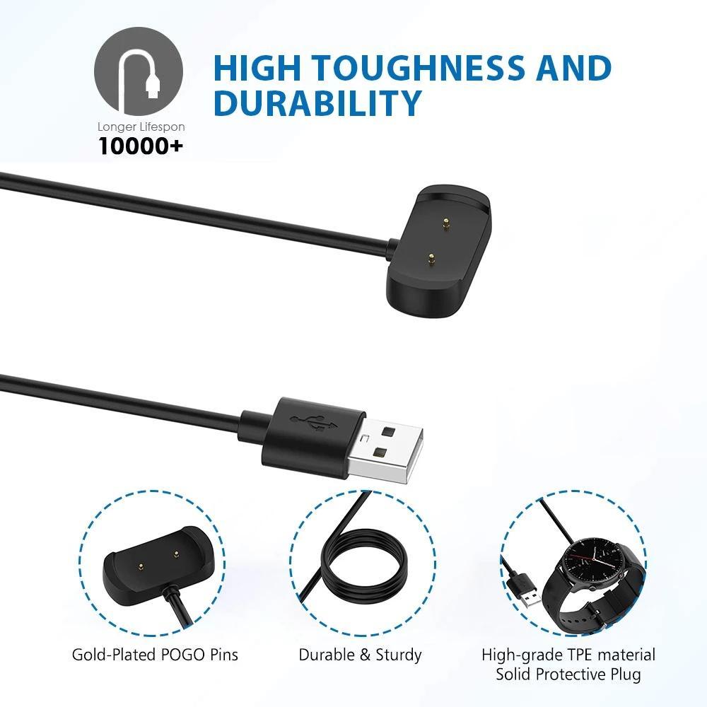 Dây Cáp Sạc USB Cho Đồng Hồ Thông Minh Amazfit T-Rex 2 T Rex GTR 42mm 47mm