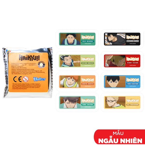 Huy Hiệu Trang Trí Haikyuu - TV Screenshot - Nullset - ToTy NK03 (Mẫu Sản Phẩm Bên Trong Là Ngẫu Nhiên)