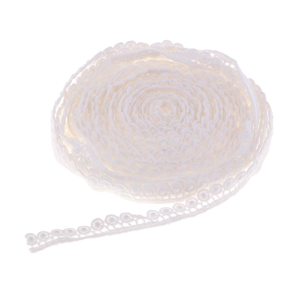 5 Yards Pom Pom Ball Fringe Trim Ribbon DIY Crafts Supplies for Wedding Dress, Garment, Jeans, Sewing Accessories