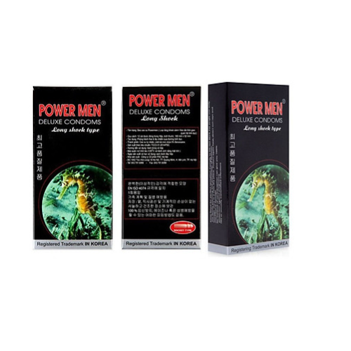 Bao Cao Su Kéo Dài Thời Gian Power Men Shock Type - 12s