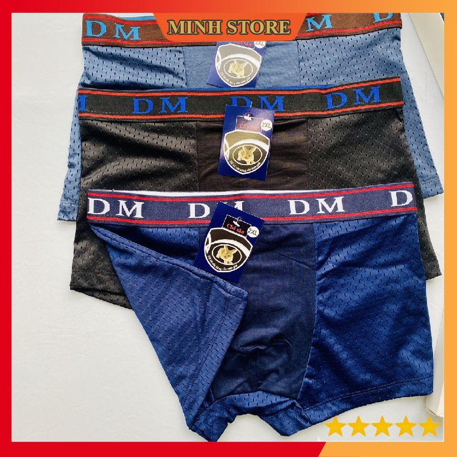 Quần sịp đùi nam thông hơi cao cấp cạp DM, Quần lót nam boxer đùi thông hơi co dãn 4 chiều - MS66