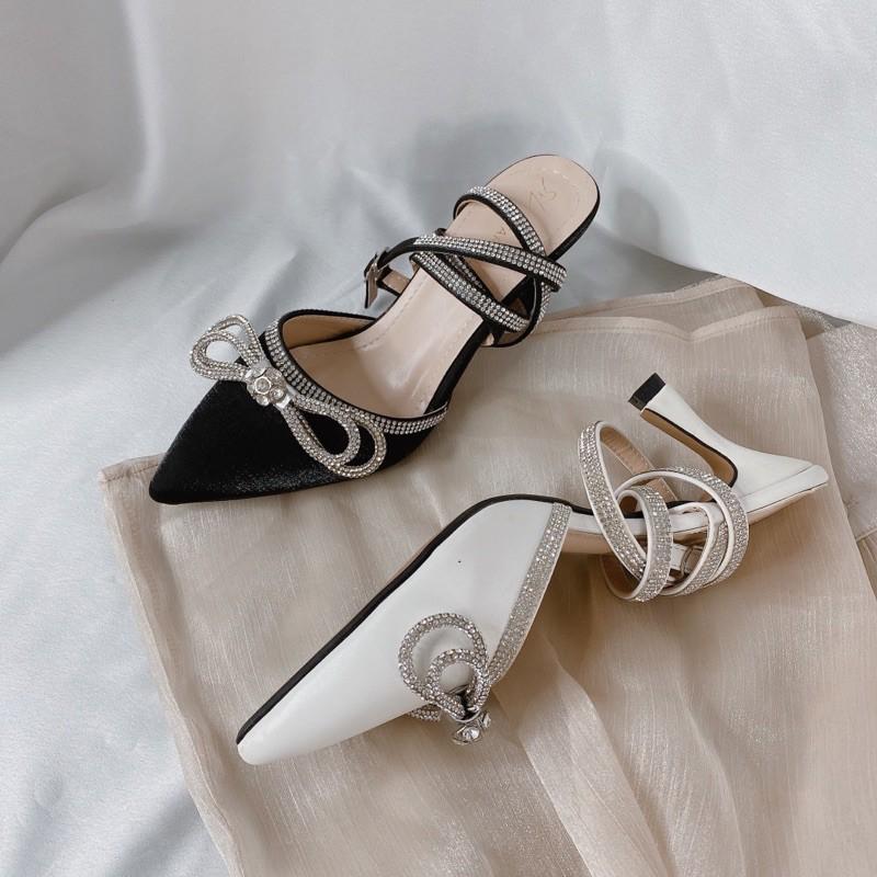 GUỐC NỮ NƠ ĐÁ TO GÓT NHỌN CAO 7CM