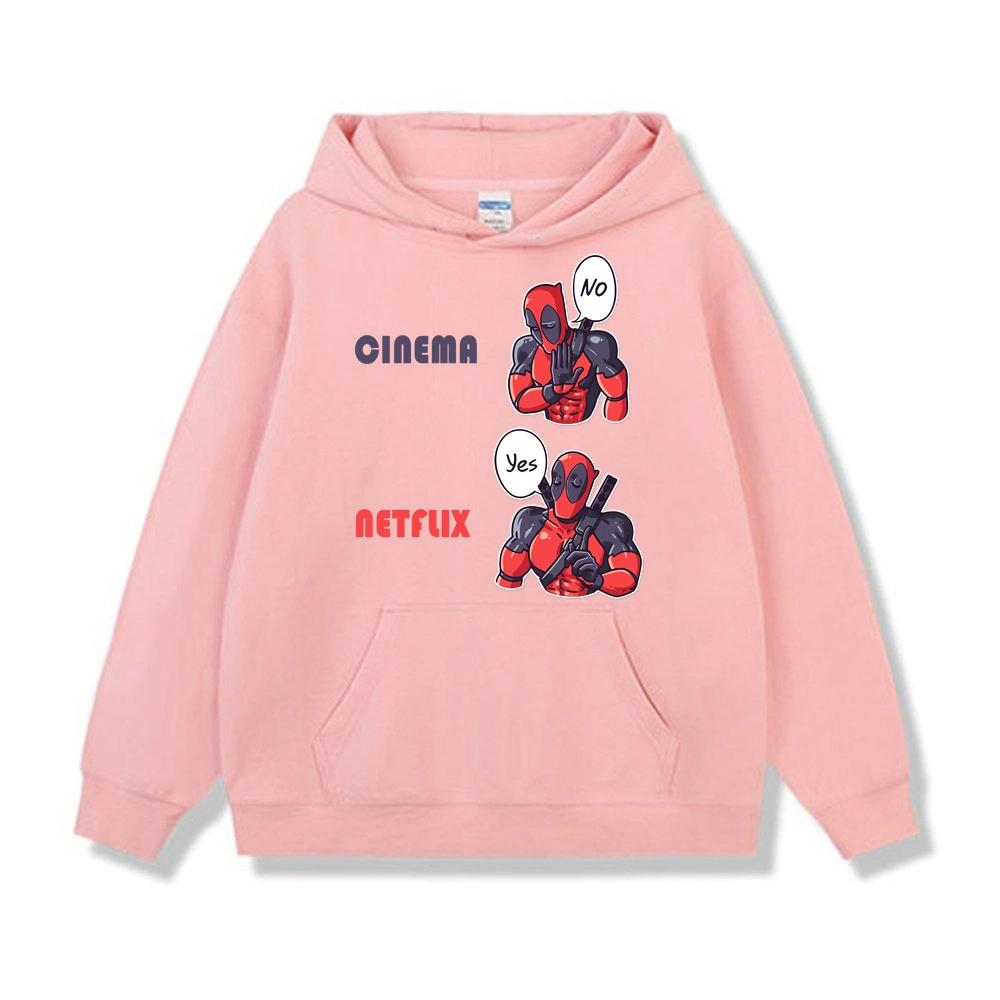 Hoodie nam Deadpool biểu cảm Yes No hài hước mcu BND470 - Xanh biển
