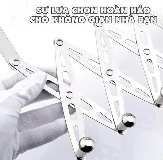 [KoSuyTu] MÓC TREO SAU CỬA ZIGZAG GẤP GỌN - CO DÃN THEO NHU CẦU – TIẾT KIỆM DIỆN TÍCH, TỐI ƯU KHÔNG GIAN SỐNG