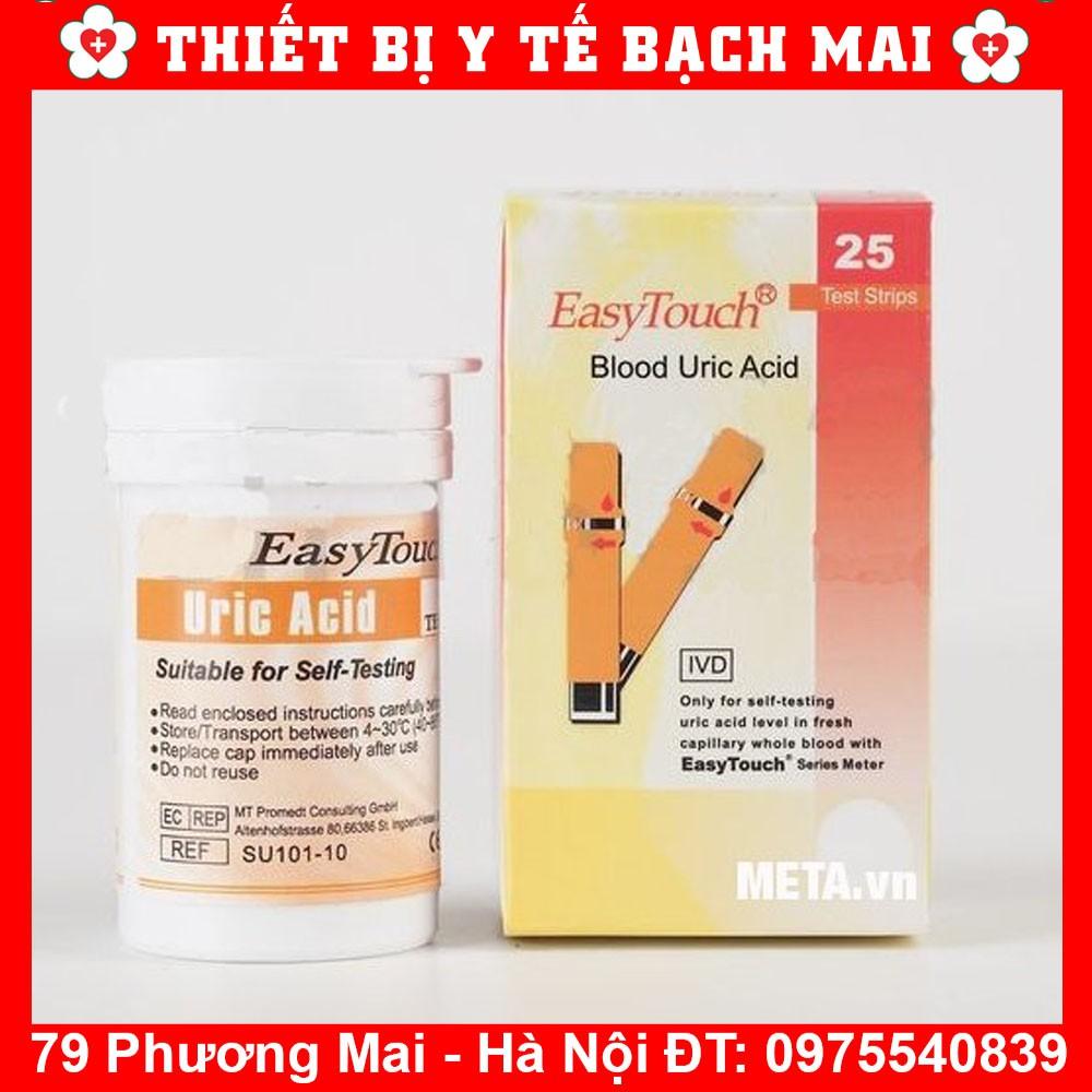 Que Thử Acid Uric Cho Máy Đo Rossmax Easy Touch GCU ET322 [25 que]