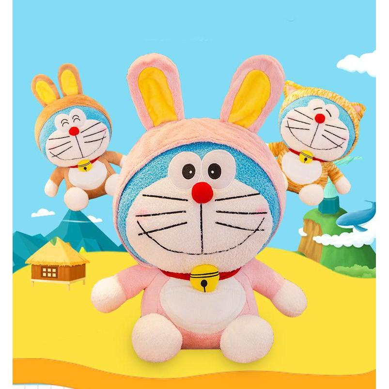 GẤU BÔNG DOREMON LÔNG XÙ COSPLAY