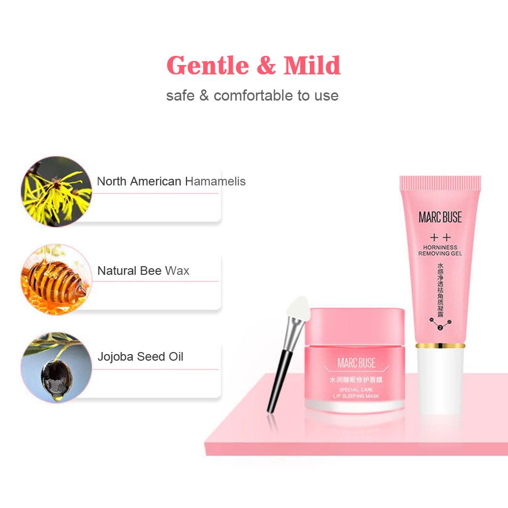 Bộ chăm sóc môi 2 trong 1 gồm mặt nạ môi và son dưỡng môi