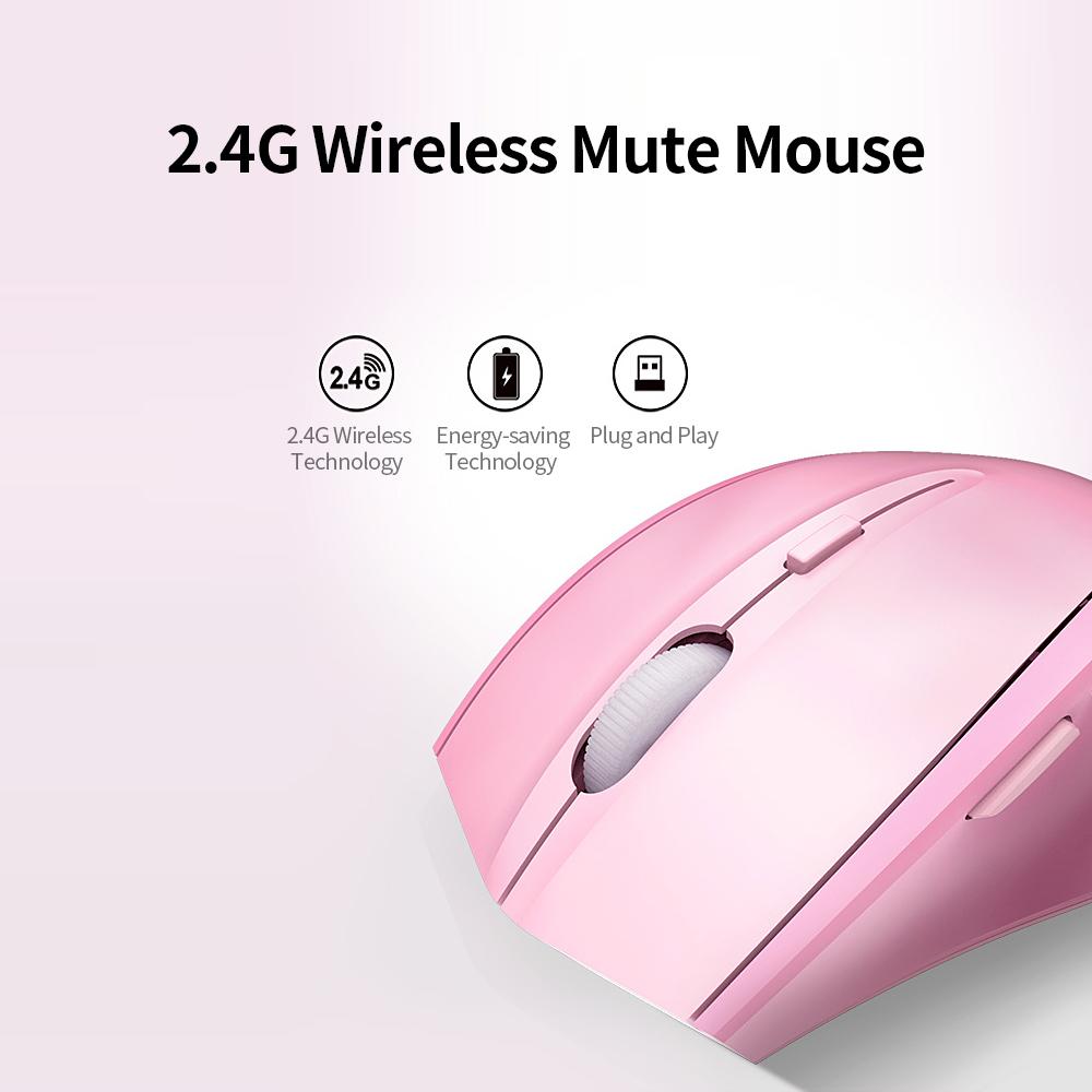 Chuột không dây Mofii G52 2.4GHz Cắm và chạy tiết kiệm năng lượng cho văn phòng tại nhà