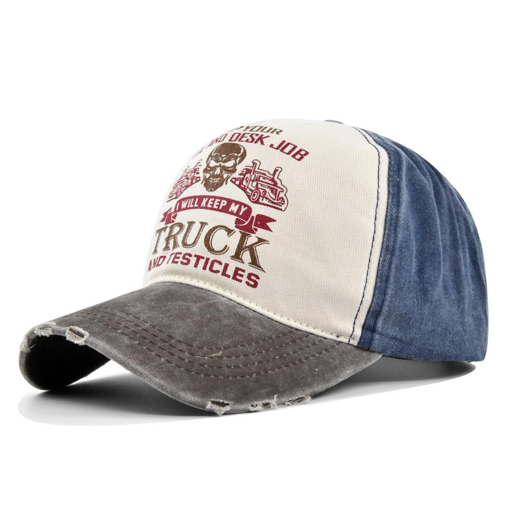 Bóng chày mũ hộp sọ mẫu mũ snapback hat sun mũ mùa thu mùa thu bóng chày mũ thể thao mũ hip hop trang bị mũ mũ cho nam nữ Color: Navy and wine red Size: Adjustable