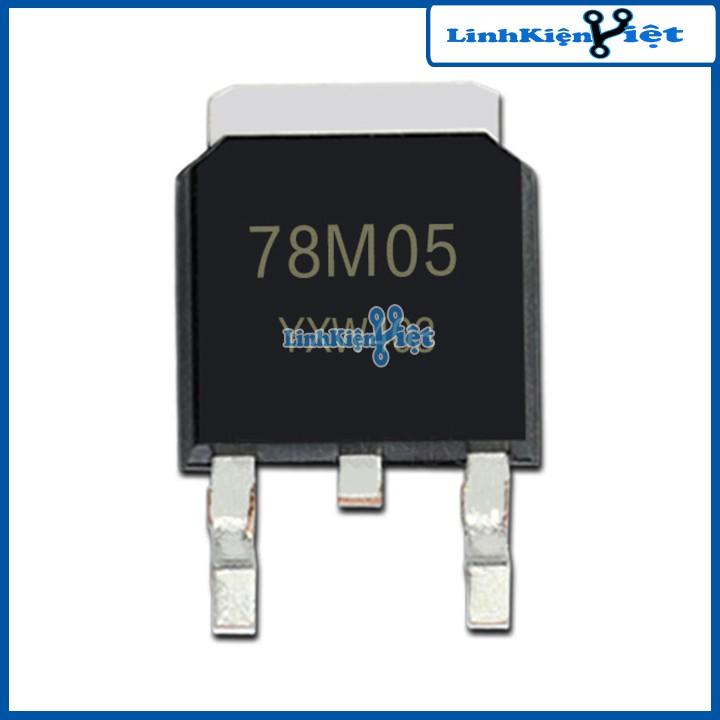 Ic chức năng 78M05 TO252 dùng trong mạch nguồn