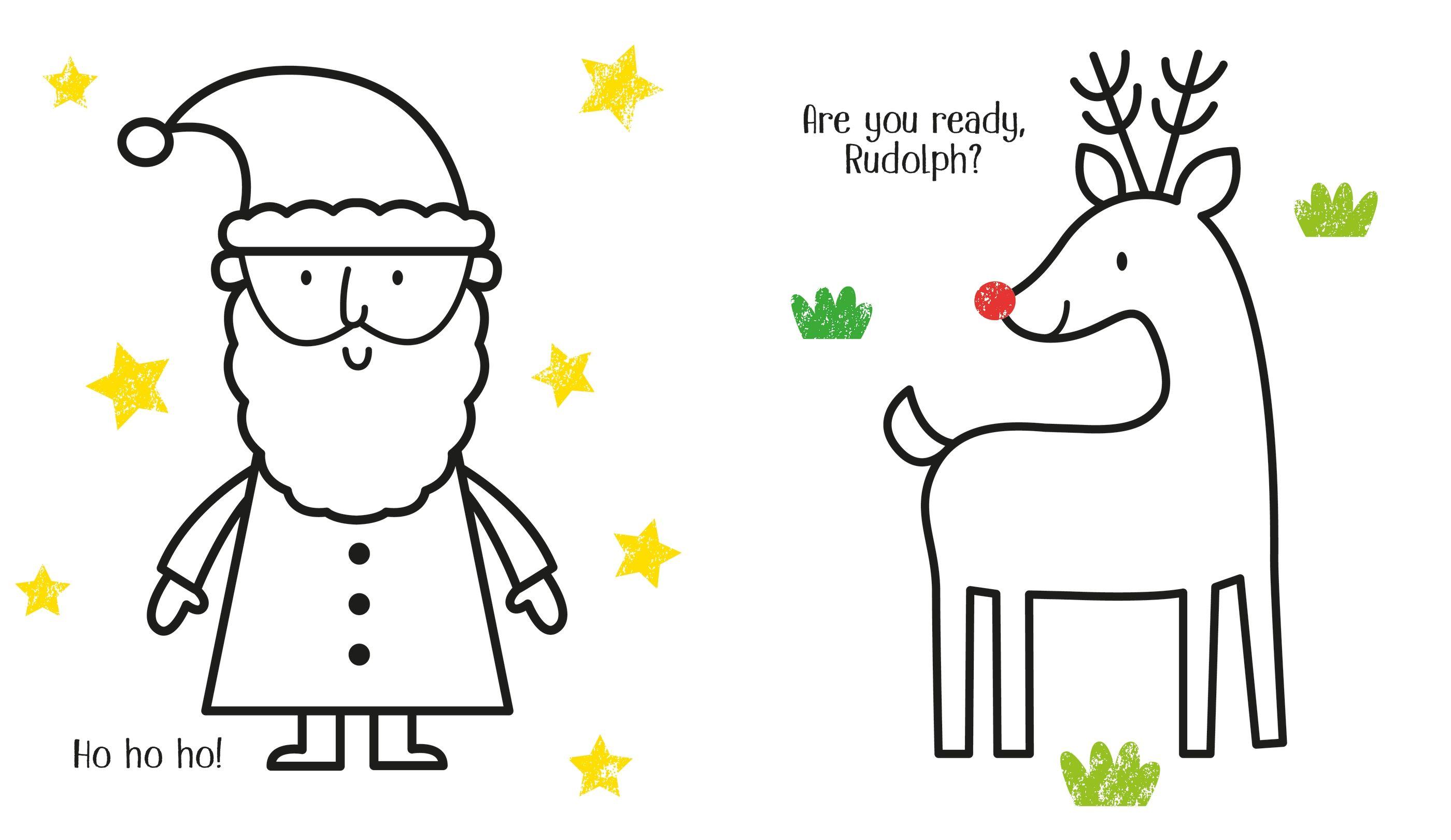 First Colouring Christmas