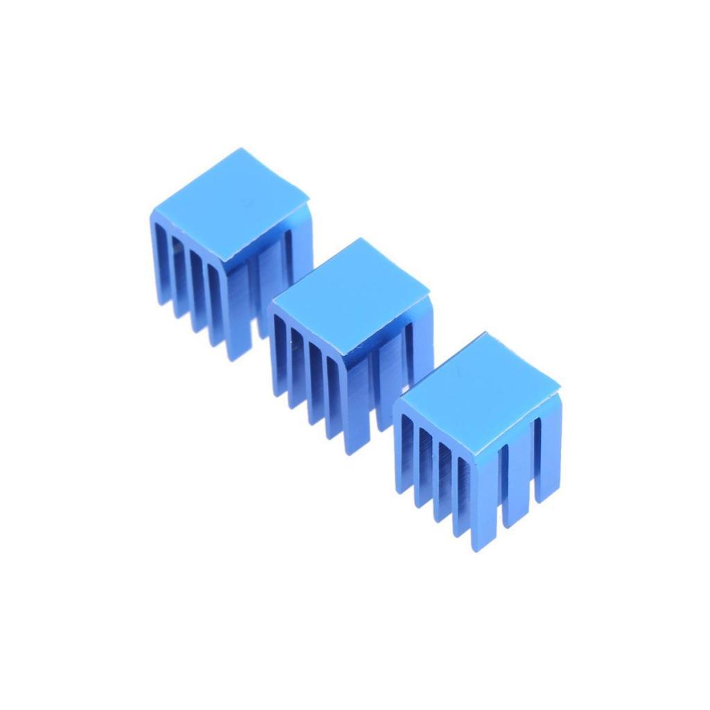 10 Pcs 3D Printer Parts Accessories Blue Cooling Block Heatsink for TMC2100